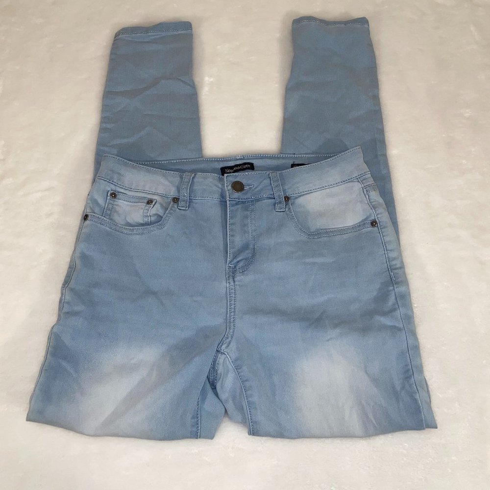 Needle & Cloth pale blue skinny ankle pants 4